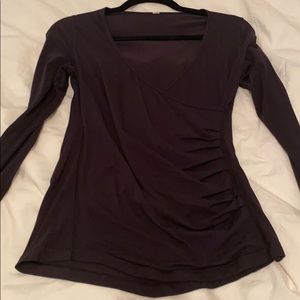 Lululemon wrap front top
